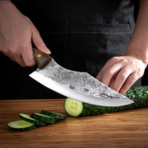 Ensemble de couteaux de <span class=keywords><strong>boucher</strong></span> en acier à haute teneur en carbone pour la viande, livraison directe, <span class=keywords><strong>professionnel</strong></span>, avec étui en cuir pour couper la viande et les os - Product Image 2