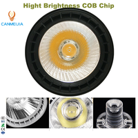 Projecteur LED sur rail magnétique carré AR111 110-265V pour centres commerciaux, éclairage de plafond 30W