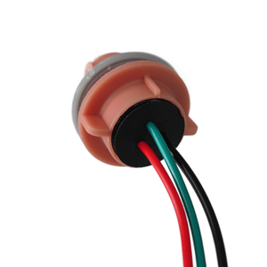 Luz trasera de freno de coche, minibombilla de lámpara automática T20 7443, adaptador hembra, arnés de cable - Product Image 3