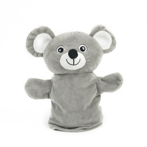 Títeres <span class=keywords><strong>de</strong></span> <span class=keywords><strong>Mano</strong></span> <span class=keywords><strong>de</strong></span> Peluche <span class=keywords><strong>de</strong></span> Animales Realistas Personalizados, Ratón y Oso, para Niños, 21 cm, Gris y Marrón Claro, Bordados Artesanales - Product Image 2