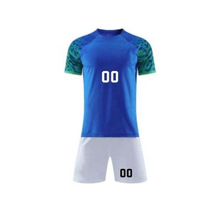 ชุดฟุตบอลโพลีเอสเตอร์ 100% แบบกำหนดเอง ดีไซน์ล่าสุด เสื้อฟุตบอลแบบซับลิเมชั่นสั่งทำพิเศษ - Product Image 5