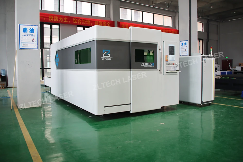 Double Bed Full Cover Sheet Metal Laser Cutter 6000x1500mm