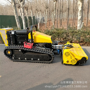 Débroussailleuse télécommandée sur chenilles, moteur essence 40 CV, pour les pentes, les talus de rivière et les opérations de lutte contre les incendies forestiers - Product Image 5