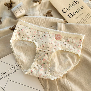Culottes pour femmes en coton pur respirant, antibactériennes, élastiques et douces pour la peau - Product Image 5