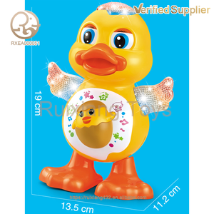 Giocattoli per Bambini <span class=keywords><strong>Molto</strong></span> Interessanti all'Ingrosso, Paperella Danzante con Luci e Musica, Può Oscillare il Corpo, Giocattolo Camminante - Product Image 5