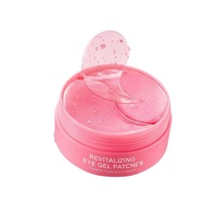 Masque pour les yeux en gel de silicone à la caféine et au collagène 24k rose, anti-gonflement, anti-âge, amélioration de la fermeté, hydratation et maintien de l'hydratation