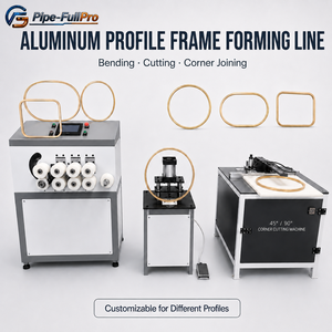 Multi-Material Profile Roll Bending Machine for Aluminum Copper Stainless Steel Window <b>Door</b> <b>Mirror</b> Frame - Product Image 3