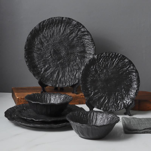 Service de table en céramique élégant couleur crème 2026 AZ – Écologique, compatible lave-vaisselle et four, en grès fait main de haute qualité - Product Image 1