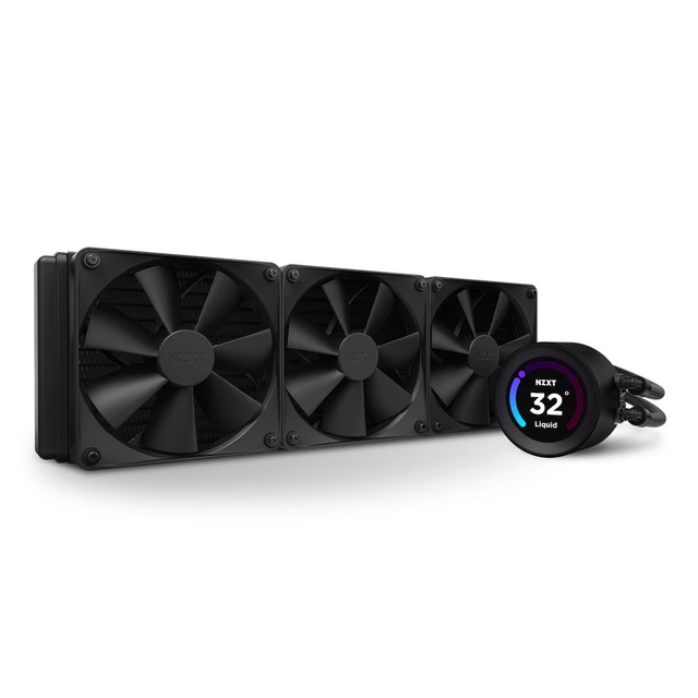 High Quality NZ-XT Kraken Elite 360 Black No RGB Water Cooling 360mm AIO Liquid Cooler with LCD Display