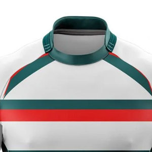 Maillots de rugby 100% polyester respirants, sublimés, à séchage rapide, écologiques, impression personnalisée, manches courtes, haute qualité - Product Image 5