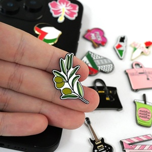 Vente en gros d'autocollants émaillés doux en métal pour téléphone, éléments palestiniens du Moyen-Orient, mode de vie tendance - Product Image 5