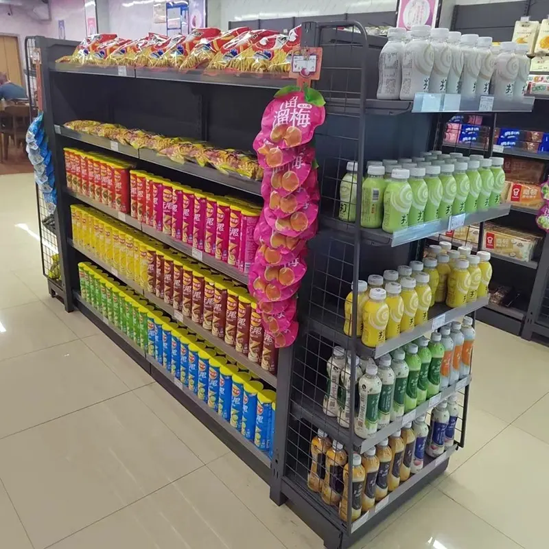 Allgemeine Verkaufs regale/Regale Lebensmittel geschäfte Kunden spezifische Regale und Supermarkt ausrüstung für Supermärkte
