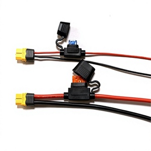定制 300 毫米 XT60 插头防水接线盒线束 12V <span class=keywords><strong>2</strong></span> 针电池连接线带保险丝 - Product Image 2