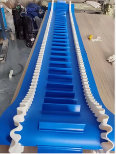 Tekstil karton ambalaj konveyörleri için eğimli yukarı/aşağı düz konveyör bant - Product Image 4