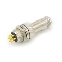 Connecteur électrique circulaire étanche fileté en métal GX12 2 broches 3 broches 4 broches M12, fiche mâle et femelle