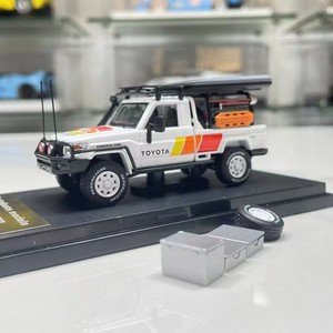 <span class=keywords><strong>Autobots</strong></span> Land Cruiser J70 LC79 Pickup, Modelo de Coche de Metal Fundido a Presión a Escala 1:64, Realista, Personalizado, Decoración del Hogar, Regalo - Product Image 1