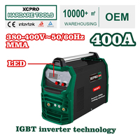 Machine à souder portable à onduleur IGBT MMA, triphasée 380-400V, cycle de travail 60%, électrode 2,5-5,0 mm, affichage LED, soudeuse électrique
