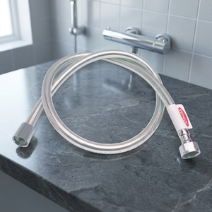 Tuyau de raccordement de douche classique CP au design moderne, raccords en acier inoxydable 304, manchon 14 mm DE, pression 4 kg pour chauffe-eau - Product Image 2