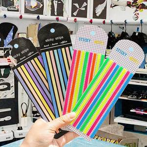Vibrant Colored Long Index Tabs Sticky Notes Self-Adhesive <b>Book</b> Reading Memo Recording Essential School Office Supplies for - Product Image 6