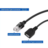 Convertidor/Divisor PoE de Aislamiento OEM 48V 5V 2.4A con Conector USB Hembra, 802.3Af/AT VLAN, Ethernet 10/100Mbps, 1 Puerto