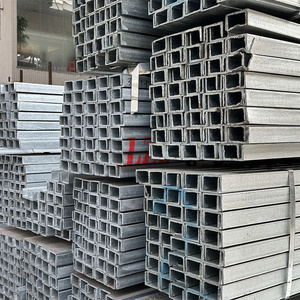 Profilés en acier en forme de C en acier au carbone, profilés en acier en forme de U laminés à chaud, poutrelles de construction en acier - Product Image 3