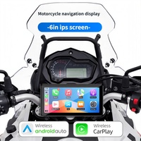 Motorcycle/Rider Wireless CarPlay Android Auto Layar Navigasi All-in-One 6-inci dengan Pengunci Lepas Cepat Garansi 1 Tahun