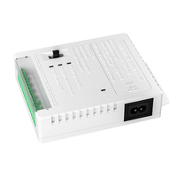 Nueva Fuente de Alimentación Conmutada de Plástico de 12V a 15V 10A 8CH para Cámara de Seguridad, Luz LED