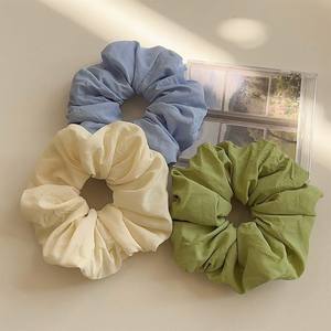 Coleteros de Seda de Color Sólido a la Moda, Accesorios para Mujer, Bandas Elásticas para el Cabello, Lazos para el Cabello, Diademas para Niñas, Venta al por Mayor - Product Image 5