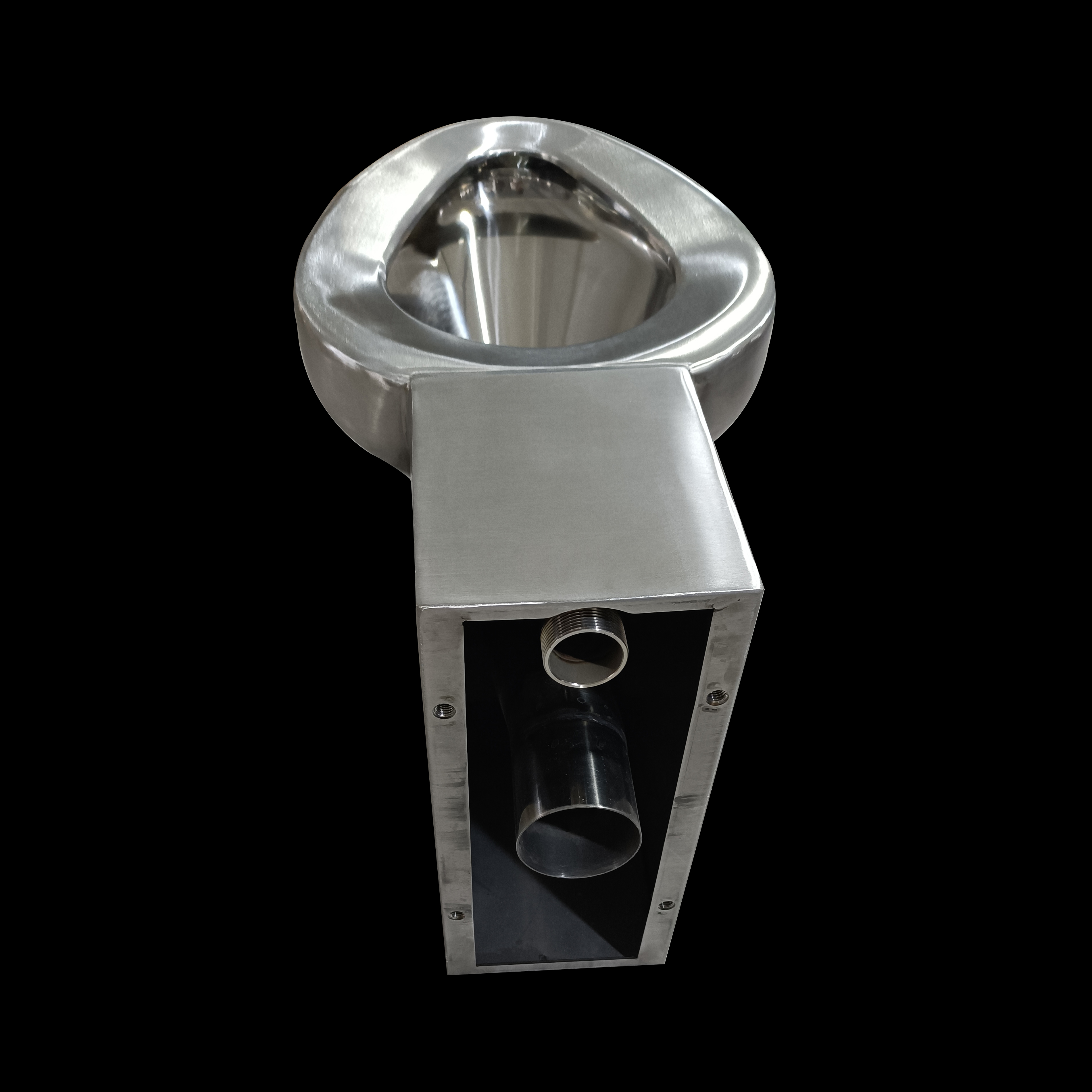 4.8L Flush One Piece Stainless Steel Prison Toilet Seat Price Stainless Steel Toilet For Army