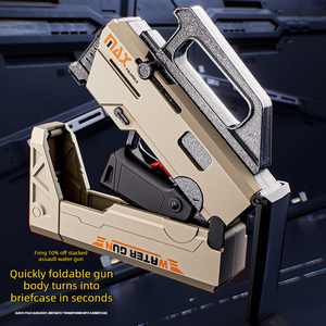 Pistola de Agua Plegable FMG9, Disparo Continuo Mecánico, Gran Capacidad de 200 ml, Juguete de Playa para Niños y Adultos, Regalo de Verano para Niños - Product Image 4