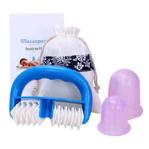 Cangkir terapi selulit, 4 buah set cangkir pijat vakum silikon anti selulit dan nyeri - Product Image 1