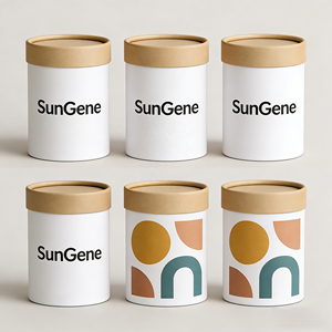 Custom Print Skincare Cosmetic Cylinder Cardboard <b>Box</b> Wedding <b>Gift</b> <b>Box</b> Eco-Friendly colorful Cardboard <b>Round</b> Tube - Product Image 3