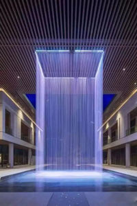 Personalizado em grande escala ao ar livre Digital Water Curtain Cachoeira Decoração Water Wall Fountain para Garden Lake Park - Product Image 4