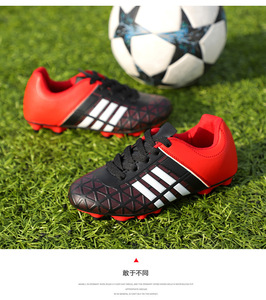 <span class=keywords><strong>Botas</strong></span> de Fútbol, Zapatos de Fútbol para Niños, Zapatos de Futsal para Entrenamiento en Interiores, Parte Superior de PU con Tacos Largos, Suela de Goma, Calzado de Fútbol - Product Image 5