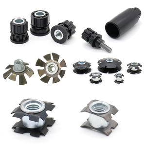 מחבר צינורות מתכת M6 M8 M10 לרהיטים, פקק חור לצינור, אום צינורות עם הברגה בצורת חמנית, אומי כוכב בהתאמה אישית - Product Image 2