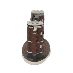 Resina personalizzata 3D stile cinese antica costruzione difesa militare città grande cancello blocco modello per la raccolta - Product Image 4