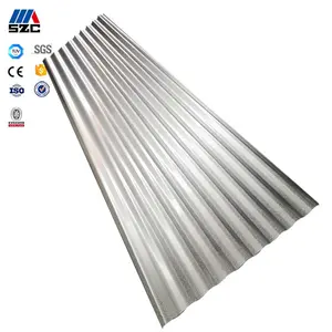 20ft 24 Gauge Murah Logam Aluminium Atap Lembar Seng Warna Dilapisi Bergelombang Galvanis Galvalume Baja Lembar Harga Per Ton