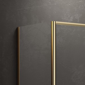 Box Doccia Angolare Scorrevole Kamalu KE-4000G 80x110 Oro Opaco - Product Image 4