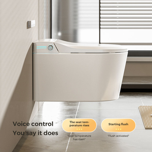 <span class=keywords><strong>Inodoro</strong></span> Electrónico Automático, Sanitario Inteligente Montado en la Pared, <span class=keywords><strong>Inodoro</strong></span> Inteligente <span class=keywords><strong>Suspendido</strong></span> en la Pared para el Baño del Hogar - Product Image 2