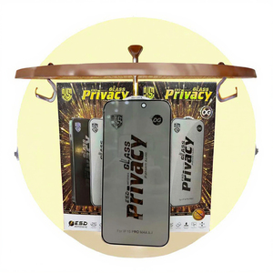 三星S25 S24 A56钢化玻璃9h防静电刮擦保护膜超薄防间谍隐私屏幕保护器 - Product Image 3