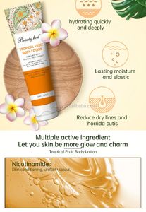 Private Label Tropical Fruit Body Lotion with Light Sweet Scent for Skin Nourishing Keep Skin Soft and Smooth - Product Image 6