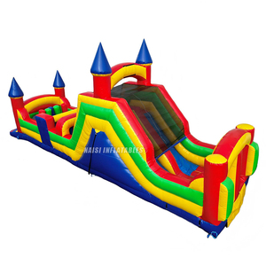 Parcours d'obstacles gonflable commercial pour enfants, avec jeux <span class=keywords><strong>de</strong></span> course et <span class=keywords><strong>de</strong></span> rebond, pour l'extérieur - Product Image 2