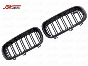 Rejilla delantera de fibra de carbono estilo X5M para <span class=keywords><strong>BMW</strong></span>, modelos F15, <span class=keywords><strong>X5</strong></span>, F85 y X5M, años 2014 a 2018 - Product Image 2