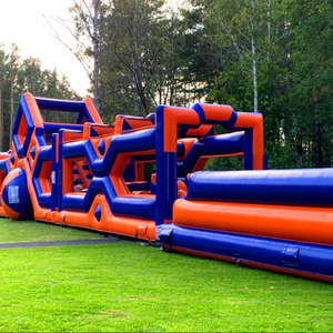 Jeux gonflables de défis en solde, parcours d'obstacles gonflable, parcours d'obstacles extérieur pour enfants - Product Image 1