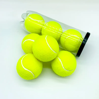 Balle de padel en caoutchouc naturel de laine professionnelle de haute qualité balle de tennis de vente de fabricant de logo personnalisé