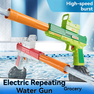 Pistola ad acqua elettrica a fuoco rapido per bambini Design Desert Eagle con forte Spray automatico e interruttore manuale pistole giocattolo - Product Image 4