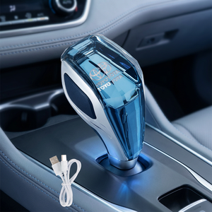 Universal LED Automatic Adjustable ABS Material Car Gear Shift <b>Knob</b> with <b>Crystal</b> Handles Light Model SJDB - Product Image 3