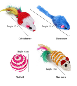 Kattentunnel Multi-Style Combinatie Katten Speelgoed Kattenstok Bel Bal Interactief 18 Stuks per Set - Product Image 3