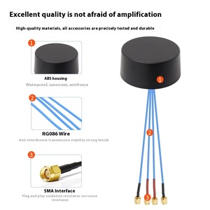 Antena Exterior Cuatro en Uno 4G WiFi GPS/Beidou/GLO 5G con Ganancia de 8dbi, Conector Macho de Montaje con Tornillo, Alto Rendimiento - Product Image 2