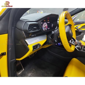 Kit de remplacement d'intérieurs en fibre de carbone sèche d'origine pour Lambo URUS 2018-2019, garniture de commande centrale, décorations du tableau de bord - Product Image 6